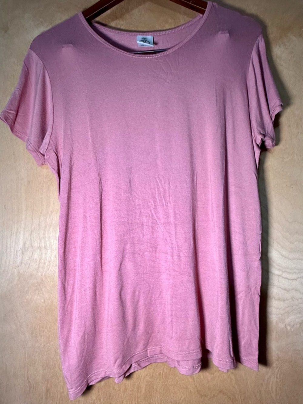 Agnes & Dora Dusty Pink Short Sleeve Crew Tee
